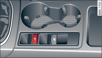 Centre console: Soft top control switch